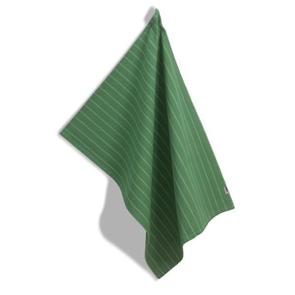 Kela Utierka Cora 100% bavlna svetlo zelené / zelené prúžky 70,0x50,0cm KL-12821